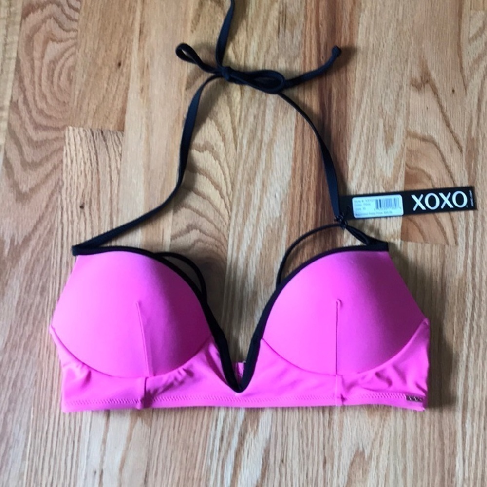 XOXO Pink Bikini Top